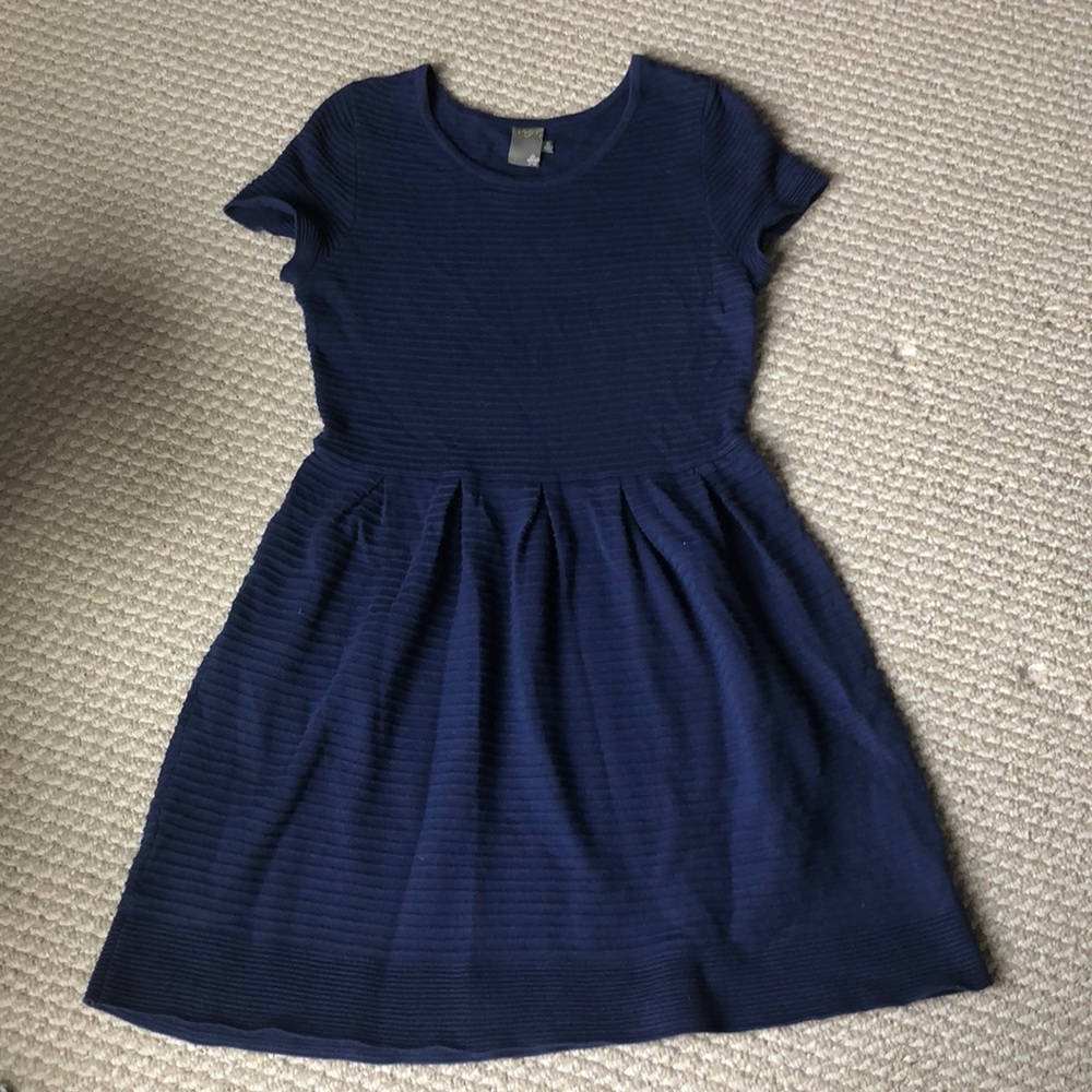 Taylor A-Line Navy Dress